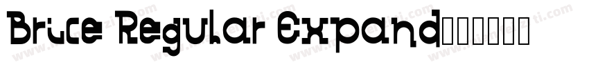 Brice Regular Expand字体转换